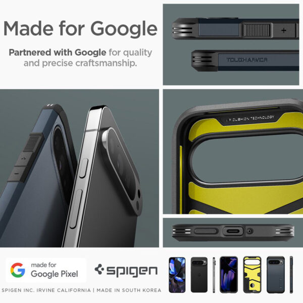 Spigen Tough Armor - Etui do Google Pixel 9 Pro XL (Metal Slate) - obrazek 16