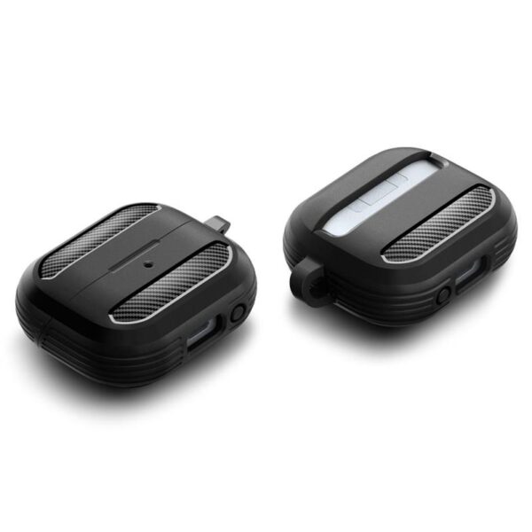 Spigen Rugged Armor - Etui do Samsung Galaxy Buds 3 / 3 Pro (Matte Black) - obrazek 8