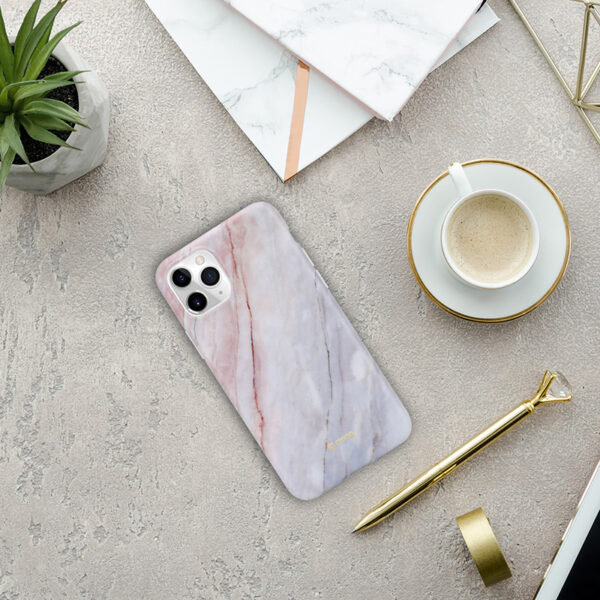 Crong Marble Case - Etui iPhone 11 Pro (różowy) - obrazek 7