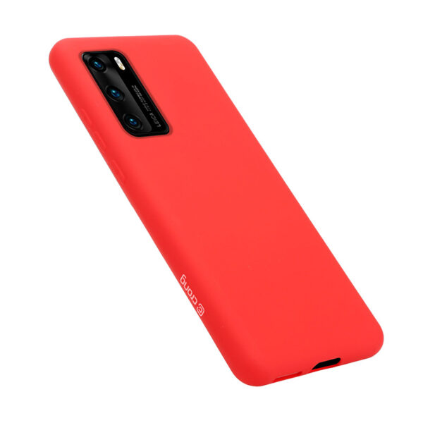 Crong Color Cover - Etui Huawei P40 (czerwony) - obrazek 9