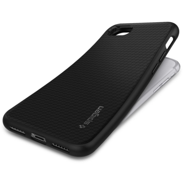 Spigen Liquid Air - Etui do iPhone SE 2022 / SE 2020 / 8 / 7 (Czarny) - obrazek 3