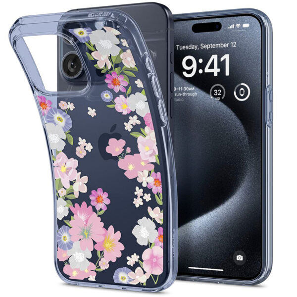 Spigen Liquid Crystal - Etui do iPhone 15 Pro (Blossom) - obrazek 8