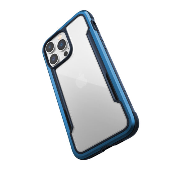 X-Doria Raptic Shield - Etui aluminiowe iPhone 14 Pro Max (Drop-Tested 3m) (Marine Blue) - obrazek 4