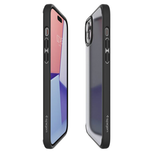 Spigen Ultra Hybrid - Etui do iPhone 15 (Frost Black) - obrazek 9