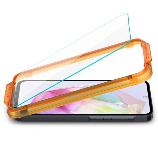 Spigen Alm Glas.TR 2-Pack - Szkło hartowane do Samsung Galaxy A35 5G (2 szt.) (Przezroczysty) - obrazek 4