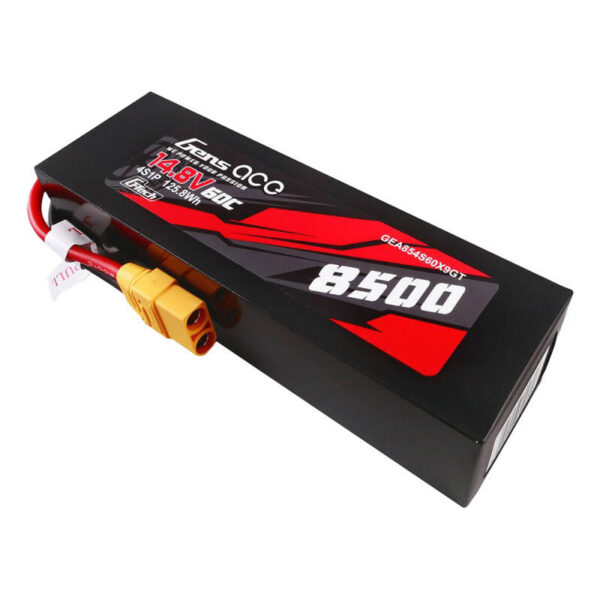 Akumulator Gens ace G-Tech 8500mAh 14.8V 60C 4S1P Lipo z konektorem XT90 plug - obrazek 2