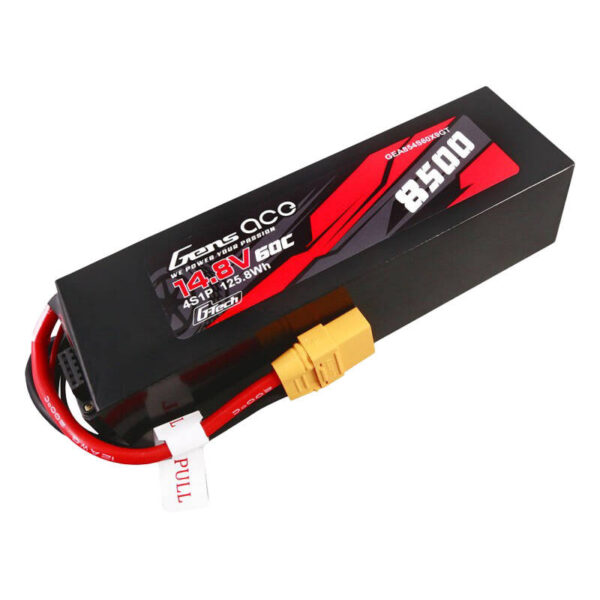 Akumulator Gens ace G-Tech 8500mAh 14.8V 60C 4S1P Lipo z konektorem XT90 plug - obrazek 3