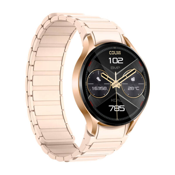 Smartwatch Colmi i28 Ultra z magnetycznym paskiem (złoty) - obrazek 3