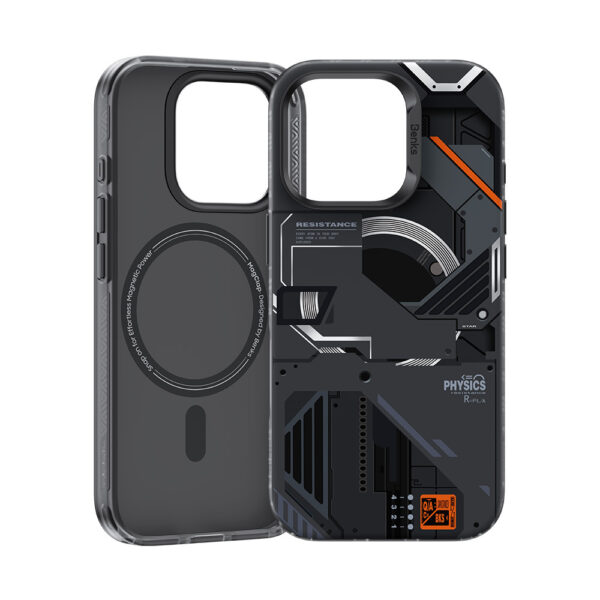 Benks Etui Magnetic Mecha Series do Iphone 16 Pro Max czarny - obrazek 2