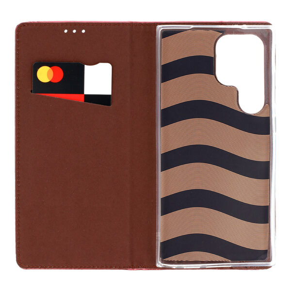 Etui Kabura Smart Magneto do Samsung Galaxy S24 FE burgundowa - obrazek 7