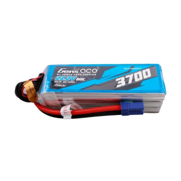 Akumulator Gens ace G-Tech 3700mAh 22.2V 60C 6S1P Lipo Battery Pack - obrazek 2