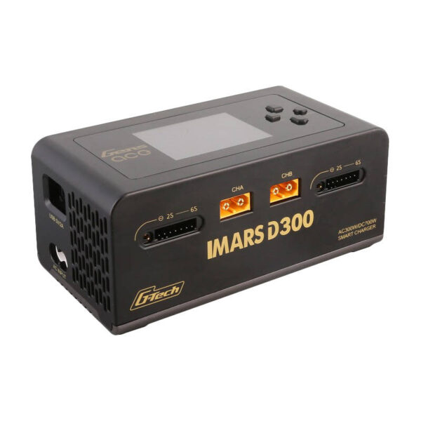 Ładowarka Gens Ace IMARS D300 G-Tech Channel AC/DC 300W/700W RC Czarna - obrazek 3