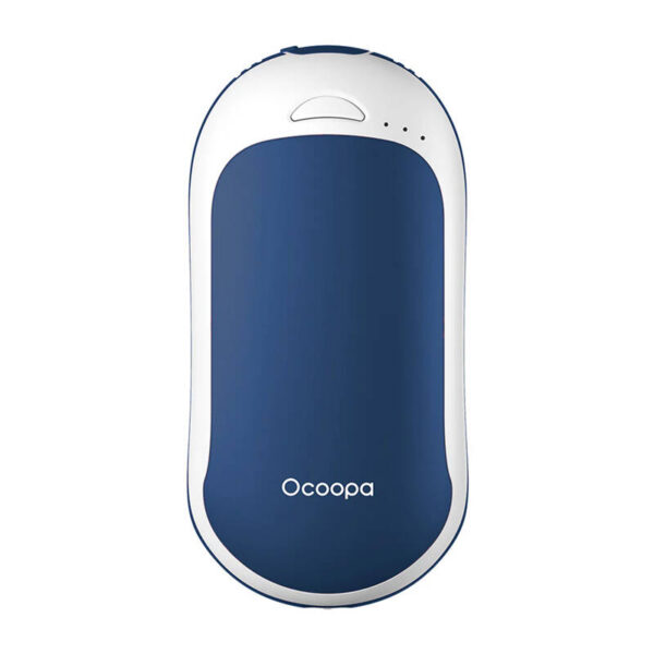 Ogrzewacz do rąk z funkcją powerbanku Ocoopa HotPal PD 5000 mAh, USB-C biało-niebieski - obrazek 2