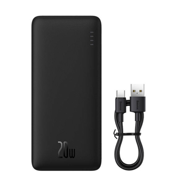 Powerbank Baseus Airpow 20000mAh 20W (czarny) - obrazek 2