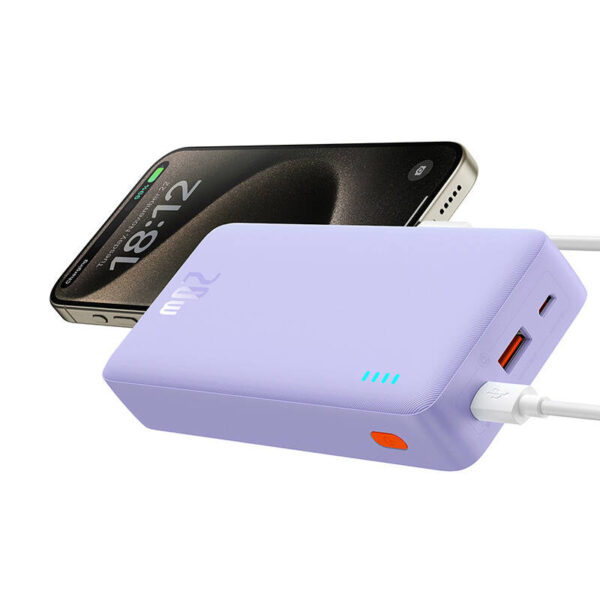 Powerbank Baseus Airpow 20000mAh 20W (fioletowy) - obrazek 3