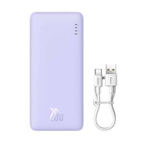 Powerbank Baseus Airpow 20000mAh 20W (fioletowy) - obrazek 2