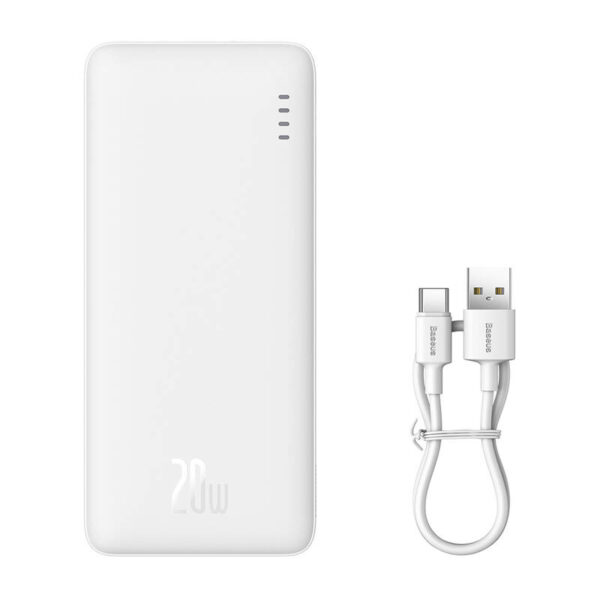 Powerbank Baseus Airpow 10000mAh 20W (biały) - obrazek 7