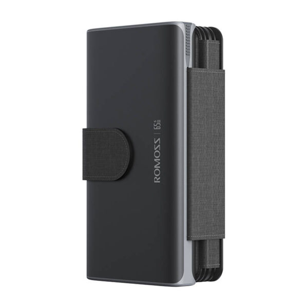 Solarny Powerbank ROMOSS 30000mAh 65W Czarny - obrazek 2