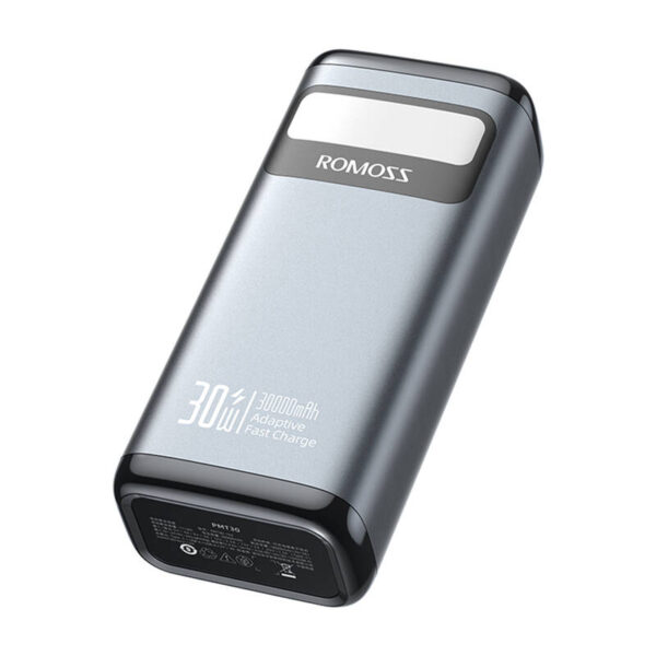 Powerbank PMT30 Romoss 30000mAh 30W (czarny) - obrazek 2