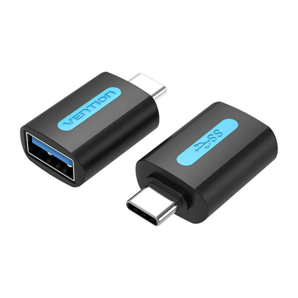 Vention Adapter USB CDUB0, USB-C męski do USB 3.0 żeński (czarny) - obrazek 3