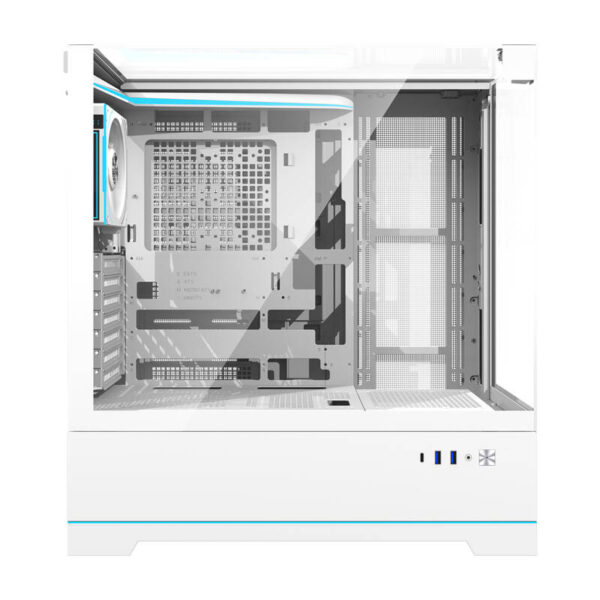 Obudowa komputerowa Darkflash DY450 PRO (biała) + 1 wentylator - obrazek 2