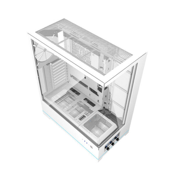 Obudowa komputerowa Darkflash DY451L bez wentylatorów (biała) - obrazek 9