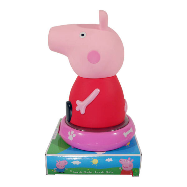 Lampka nocna z figurką Świnka Peppa, KiDS Licensing - obrazek 3