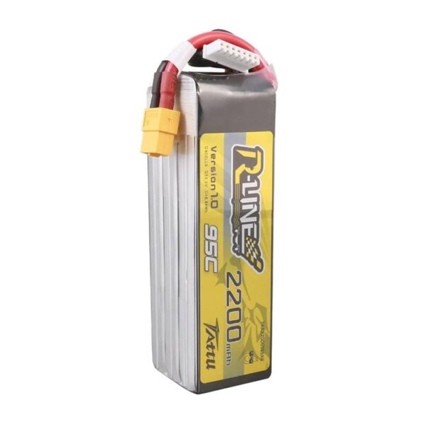 Akumulator Lipo Tattu R-Line 22.2V 2200mAh 6S 95C z wtyczką XT60 - obrazek 2