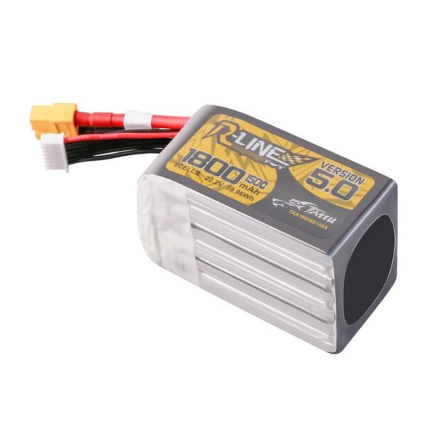 Akumulator Lipo Tattu R-Line Version 5.0 1800mAh 22.2V 150C 6S z wtyczką XT60 - obrazek 4