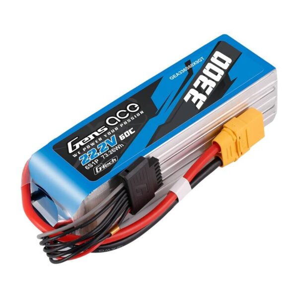 Akumulator Lipo Gens Ace G-Tech 3300mAh 22.2V 60C 6S1P XT90 - obrazek 3