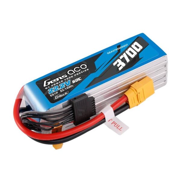 Akumulator Lipo Gens Ace G-Tech 3700mAh 22.2V 60C 6S1P XT90 - obrazek 4