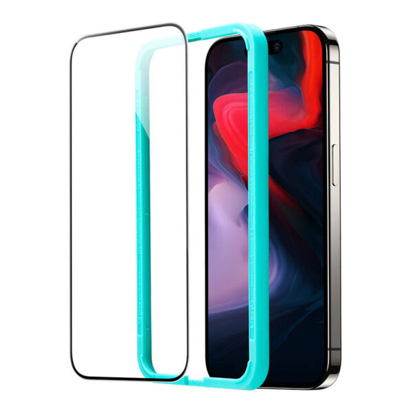 Szkło hartowane ESR do iPhone 15 Pro 1szt. (przezroczyste) - obrazek 2