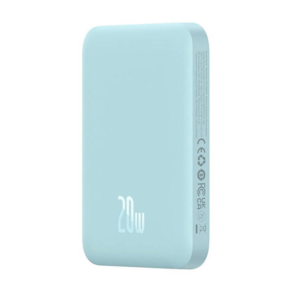 Powerbank mini Baseus 6000 mAh 20W (niebieski) - obrazek 3