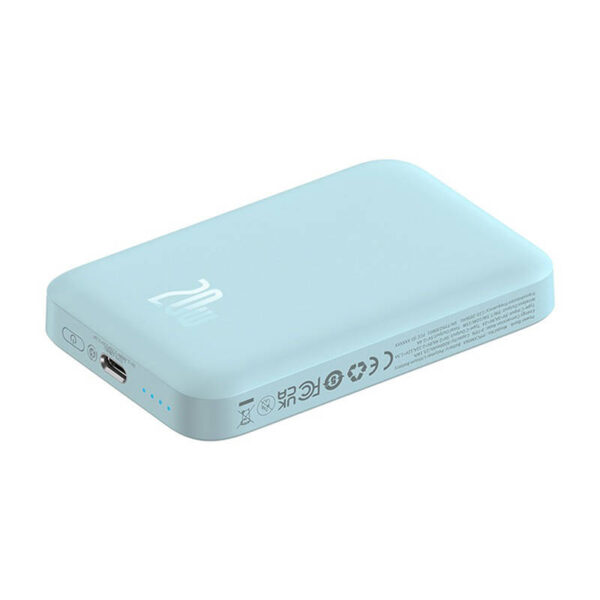 Powerbank mini Baseus 6000 mAh 20W (niebieski) - obrazek 7