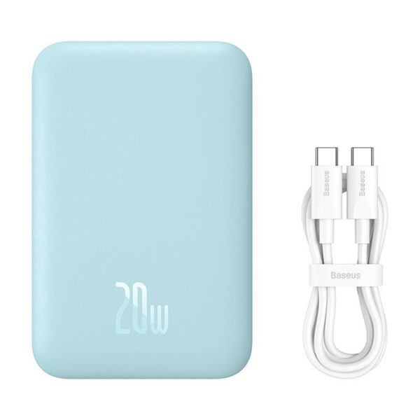 Powerbank mini Baseus 6000 mAh 20W (niebieski) - obrazek 9