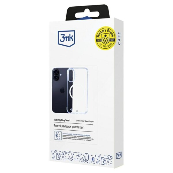 Etui 3MK Just20g MagCase do iPhone 16 - obrazek 3