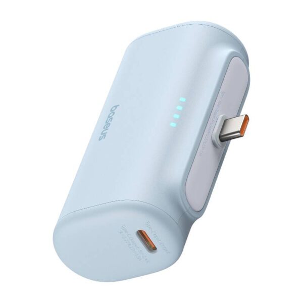 Powerbank Baseus Compact USB-C 5000mAh, 20W (niebieski) - obrazek 3