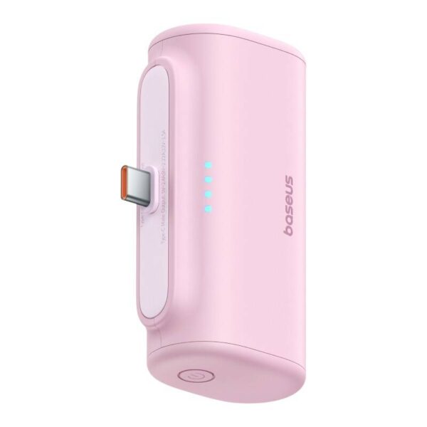 Powerbank Baseus Compact USB-C 5000mAh, 20W (różowy) - obrazek 3