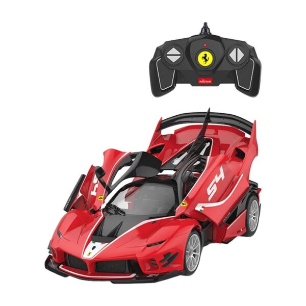 Samochód zdalnie sterowany RC RASTAR Ferrari 1:18 FXXK do samodzielnego złożenia (czerwony)