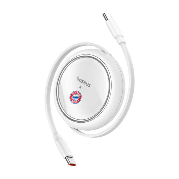 Baseus Kabel ładowania USB-C do USB-C 100W (biały) Edycja Bayern - obrazek 3