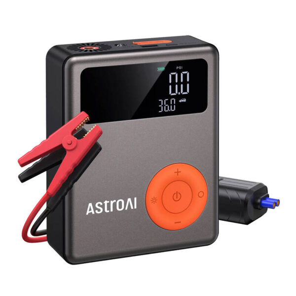 AstroAI DK-MG139 4w1: Jump starter + Kompresor 150PSI + Powerbank + Latarka