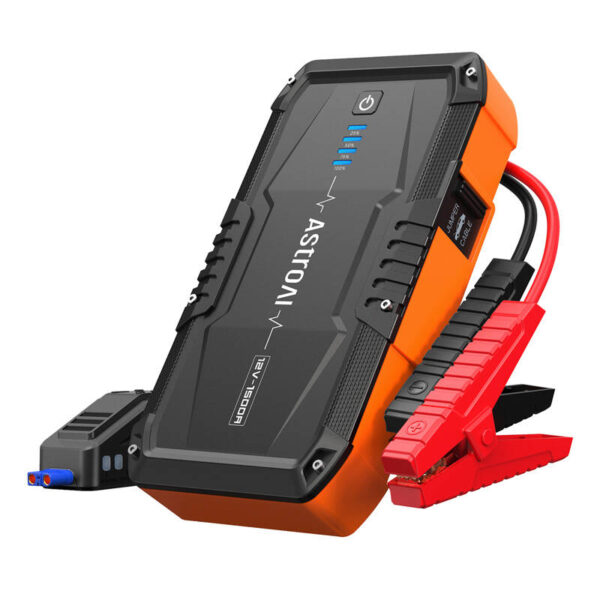 AstroAI S8 3w1: Jump starter 1500A + Powerbank 10000mAh + Światło awaryjne