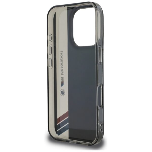 Etui BMW Motorsport IML Vertical Stripe   do iPhone 16 Pro Max czarny - obrazek 7