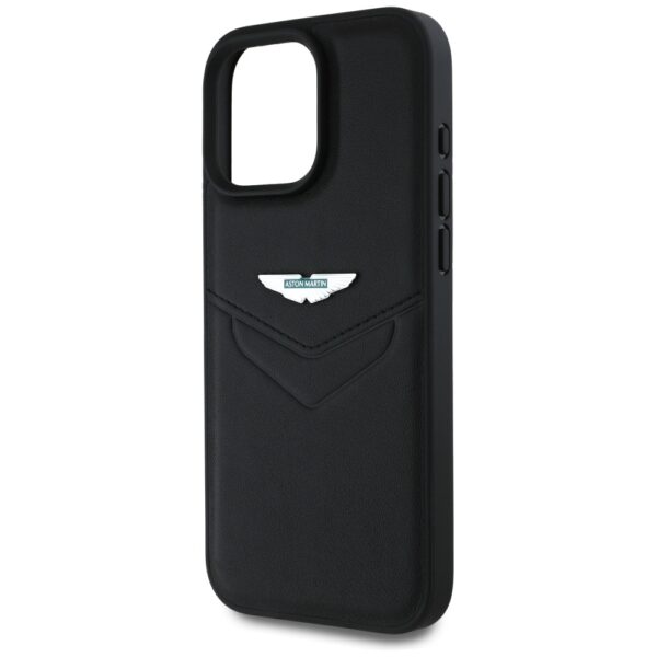 Etui Aston Martin HC Leather Victory      Design do iPhone 16 Pro czarny - obrazek 6