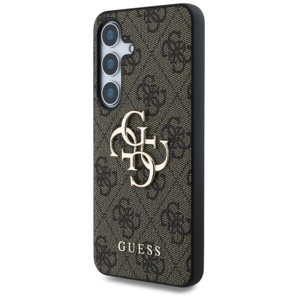 Etui Guess Big 4G Logo Classic Logo do    Samsung Galaxy S25 brązowy - obrazek 2