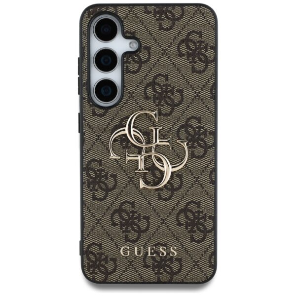 Etui Guess Big 4G Logo Classic Logo do    Samsung Galaxy S25 brązowy - obrazek 3