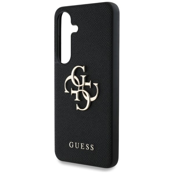 Etui Guess Grained Big 4G Logo Small      Classic Logo do Samsung Galaxy S25 czarny - obrazek 6