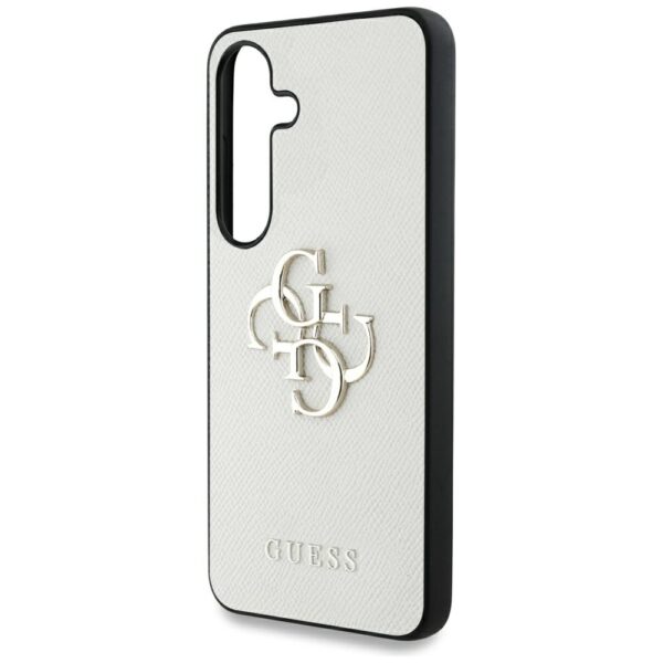 Etui Guess Grained Big 4G Logo Small      Classic Logo do Samsung Galaxy S25 beżowy - obrazek 6