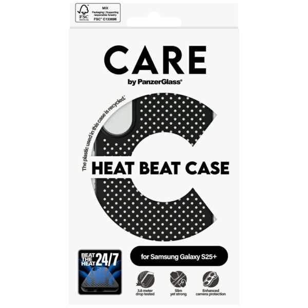 Etui CARE by PanzerGlass Feature Heat     Beat do Samsung Galaxy S25+ czarny - obrazek 4